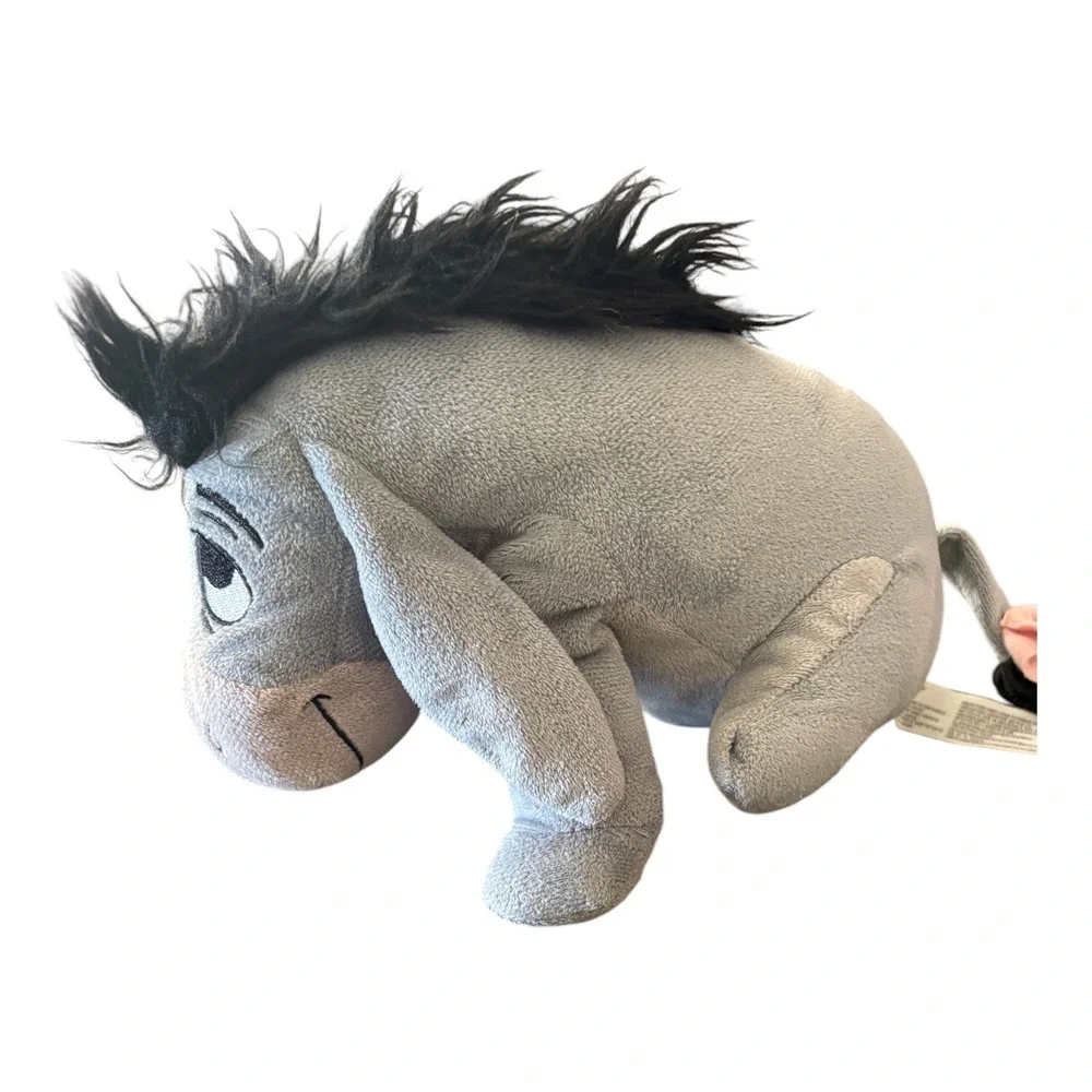 Disney Winnie the Pooh Eeyore Plush Stuffed Animal Grey Donkey Toy Just Play